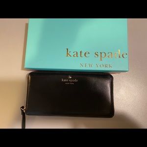 Kate Spade Continental Wallet - Black
